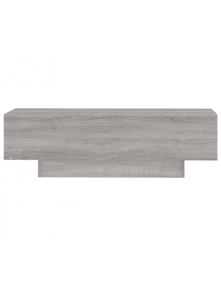 Tavolino Salotto Grigio Sonoma 100x49,5x31 cm Legno Multistrato