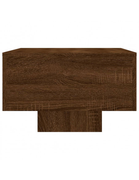 Tavolino Salotto Rovere Marrone 100x49,5x31cm Legno Multistrato