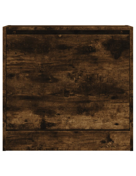 Scarpiera Rovere Fumo 60x21x57 cm in Legno Multistrato