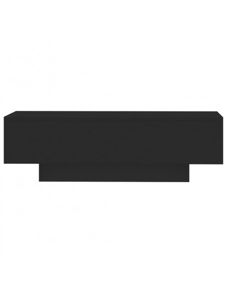 Tavolino da Salotto Nero 100x49,5x31 cm in Legno Multistrato