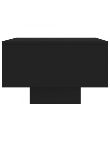 Tavolino da Salotto Nero 100x49,5x31 cm in Legno Multistrato