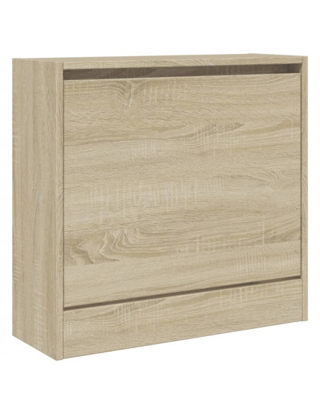 Scarpiera Rovere Sonoma 60x21x57 cm in Legno Multistrato