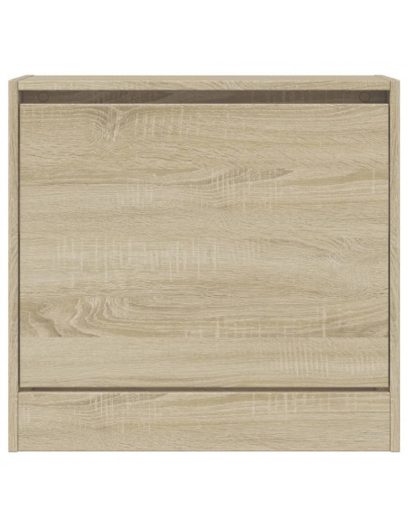 Scarpiera Rovere Sonoma 60x21x57 cm in Legno Multistrato