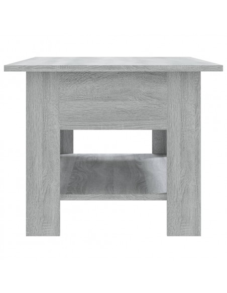 Tavolino da Salotto Grigio Sonoma 102x55x42 cm in Truciolato