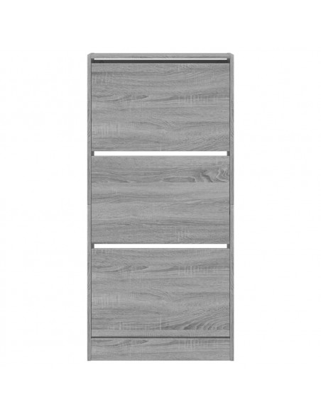 Scarpiera Grigio Sonoma 60x21x125,5 cm in Legno Multistrato