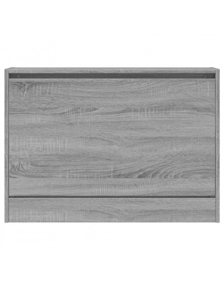 Scarpiera Grigio Sonoma 80x21x57 cm in Legno Multistrato