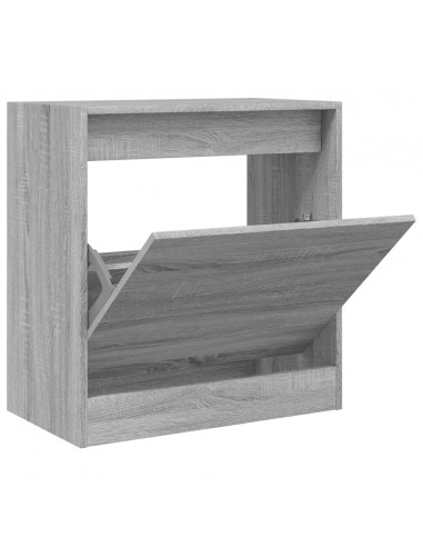 Scarpiera Grigio Sonoma 60x34x63,5 cm in Legno Multistrato