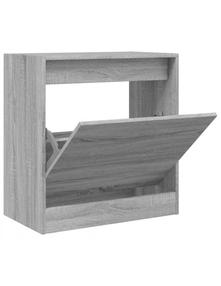 Scarpiera Grigio Sonoma 60x34x63,5 cm in Legno Multistrato