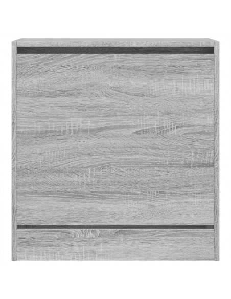 Scarpiera Grigio Sonoma 60x34x63,5 cm in Legno Multistrato