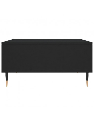 Tavolino da Salotto Nero 60x60x30 cm in Legno Multistrato