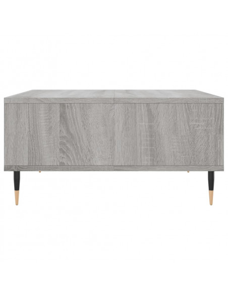 Tavolino da Salotto Grigio Sonoma 60x60x30 cm Legno Multistrato