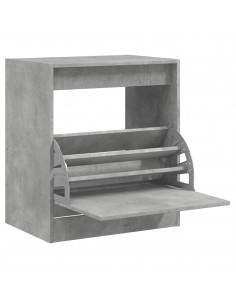 Scarpiera Grigio Cemento 60x42x69 cm in Legno Multistrato 2