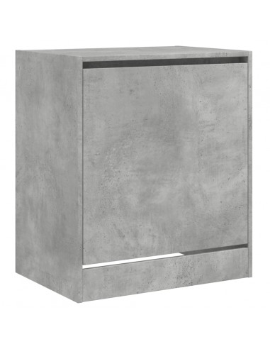 Scarpiera Grigio Cemento 60x42x69 cm in Legno Multistrato