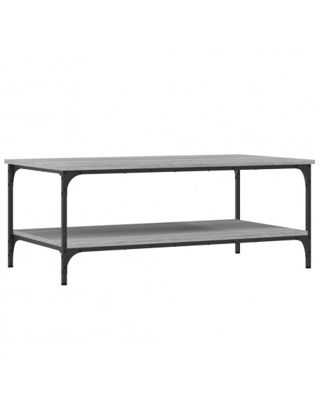 Tavolino da Salotto Grigio Sonoma 100x55x40cm Legno Multistrato