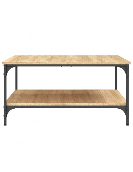 Tavolino da Salotto Rovere Sonoma 80x80x40 cm Legno Multistrato
