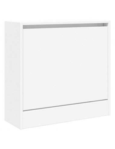 Scarpiera Bianca 60x21x57 cm in Legno Multistrato