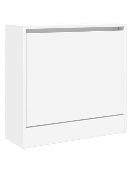 Scarpiera Bianca 60x21x57 cm in Legno Multistrato