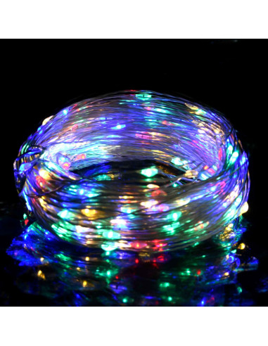 Micro Luci Fatate Sferiche 40m 400 LED Colorati 8 Funzioni