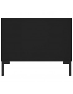 Tavolino da Salotto Nero 102x50x40 cm in Legno Multistrato 2