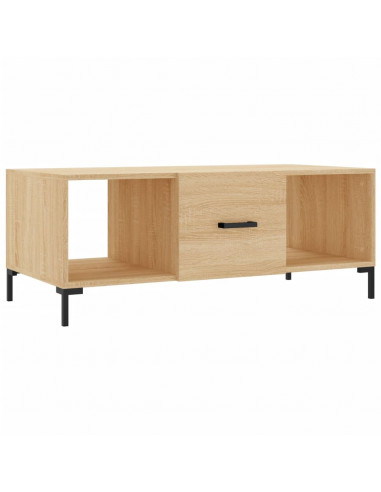 Tavolino da Salotto Rovere Sonoma 102x50x40cm Legno Multistrato