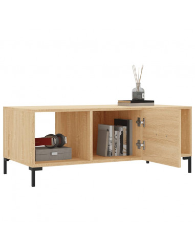 Tavolino da Salotto Rovere Sonoma 102x50x40cm Legno Multistrato