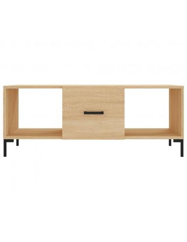 Tavolino da Salotto Rovere Sonoma 102x50x40cm Legno Multistrato