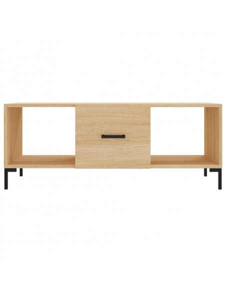 Tavolino da Salotto Rovere Sonoma 102x50x40cm Legno Multistrato