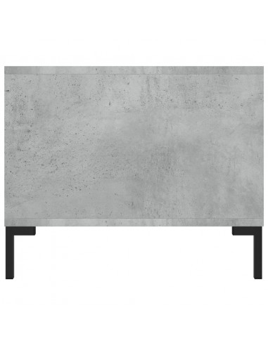 Tavolino Salotto Grigio Cemento 102x50x40 cm Legno Multistrato