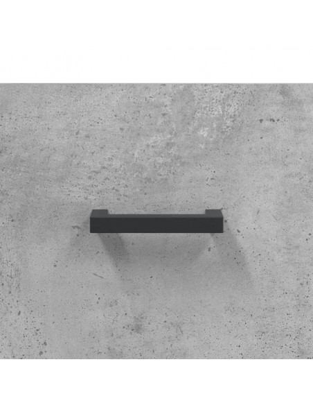 Tavolino Salotto Grigio Cemento 102x50x40 cm Legno Multistrato