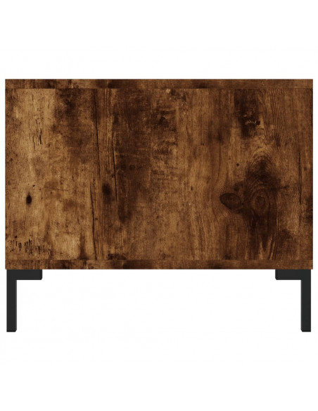 Tavolino da Salotto Rovere Fumo 102x50x40 cm Legno Multistrato