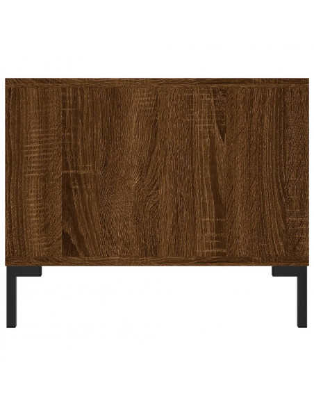 Tavolino Salotto Rovere Marrone 102x50x40 cm Legno Multistrato