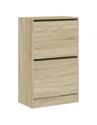 Scarpiera Rovere Sonoma 60x34x96,5 cm in Legno Multistrato