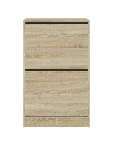 Scarpiera Rovere Sonoma 60x34x96,5 cm in Legno Multistrato