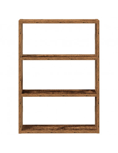 Scaffale a Parete Legno Vecchio 43x9x60 cm in Truciolato