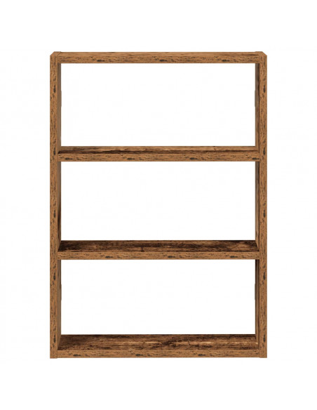 Scaffale a Parete Legno Vecchio 43x9x60 cm in Truciolato