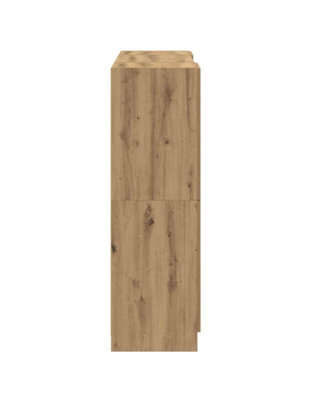 Set di Mobili da Cucina 3 pz Rovere Marrone in Truciolato