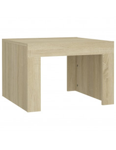 Tavolino da Salotto Rovere Sonoma 50x50x35 cm in Truciolato 2