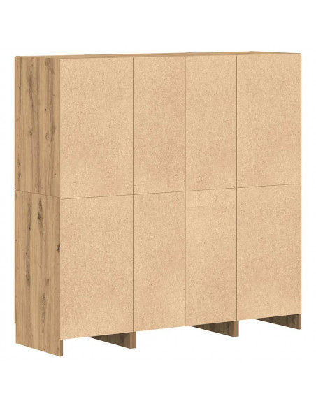 Set di Mobili da Cucina 3 pz Rovere Marrone in Truciolato