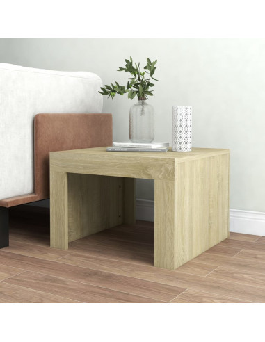 Tavolino da Salotto Rovere Sonoma 50x50x35 cm in Truciolato