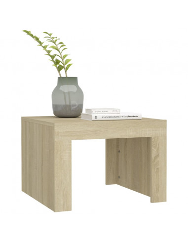 Tavolino da Salotto Rovere Sonoma 50x50x35 cm in Truciolato