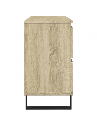 Mobile da Bagno Rovere Sonoma 80x33x60 cm in Legno Multistrato