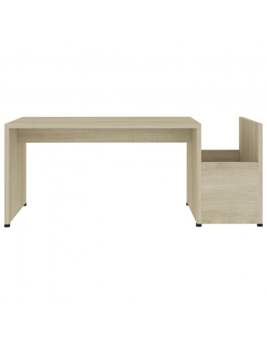 Tavolino da Salotto Rovere Sonoma 90x45x35 cm Legno Multistrato