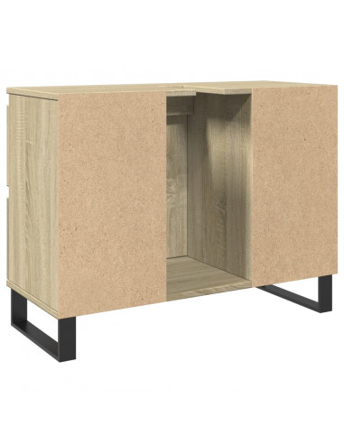 Mobile da Bagno Rovere Sonoma 80x33x60 cm in Legno Multistrato