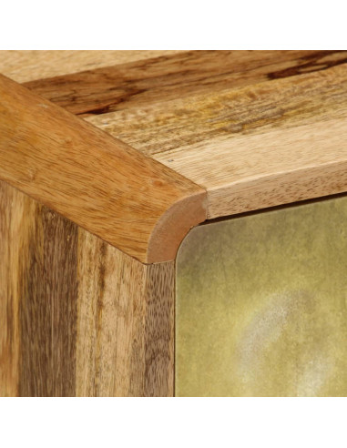 Mobile Porta TV in Legno Massello di Mango 120x30x45 cm