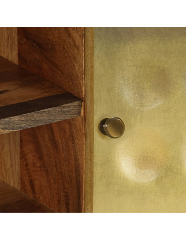 Mobile Porta TV in Legno Massello di Mango 120x30x45 cm