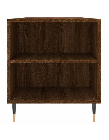 Tavolino Salotto Rovere Marrone 102x44,5x50cm Legno Multistrato