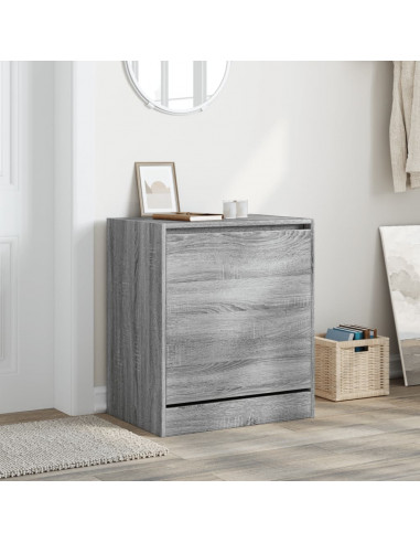Scarpiera Grigio Sonoma 60x42x69 cm in Legno Multistrato