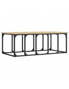 Tavolino Salotto Rovere Sonoma 100x50x35,5cm Legno Multistrato 2