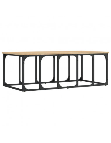 Tavolino Salotto Rovere Sonoma 100x50x35,5cm Legno Multistrato