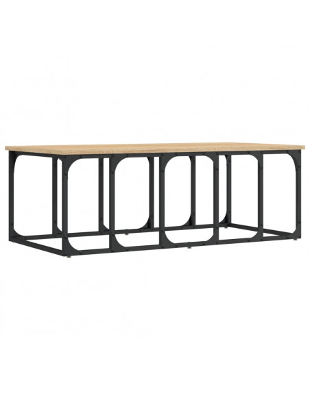 Tavolino Salotto Rovere Sonoma 100x50x35,5cm Legno Multistrato